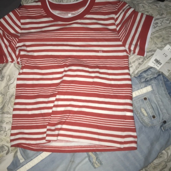 PacSun Tops - Striped cropped T-shirt PacSun Tops - Striped cropped T-shirt